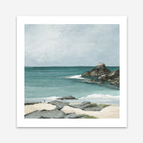 Trevone Bay (Square) Art Print