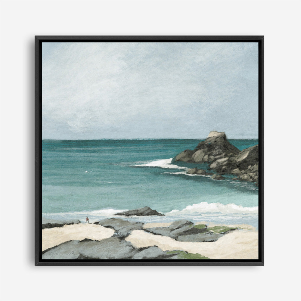 Trevone Bay (Square) Canvas Print