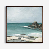 Trevone Bay (Square) Canvas Print