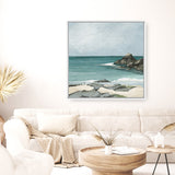 Trevone Bay (Square) Canvas Print