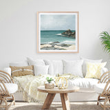Trevone Bay (Square) Art Print