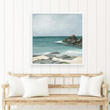 Trevone Bay (Square) Art Print