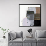 Lune (Square) Canvas Print