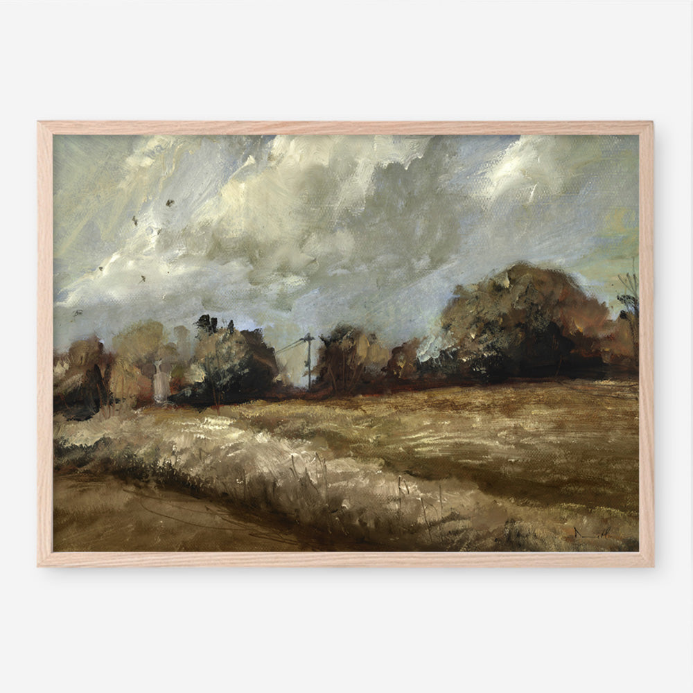 Oak Trees Art Print