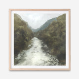 River Gorge (Square) Art Print