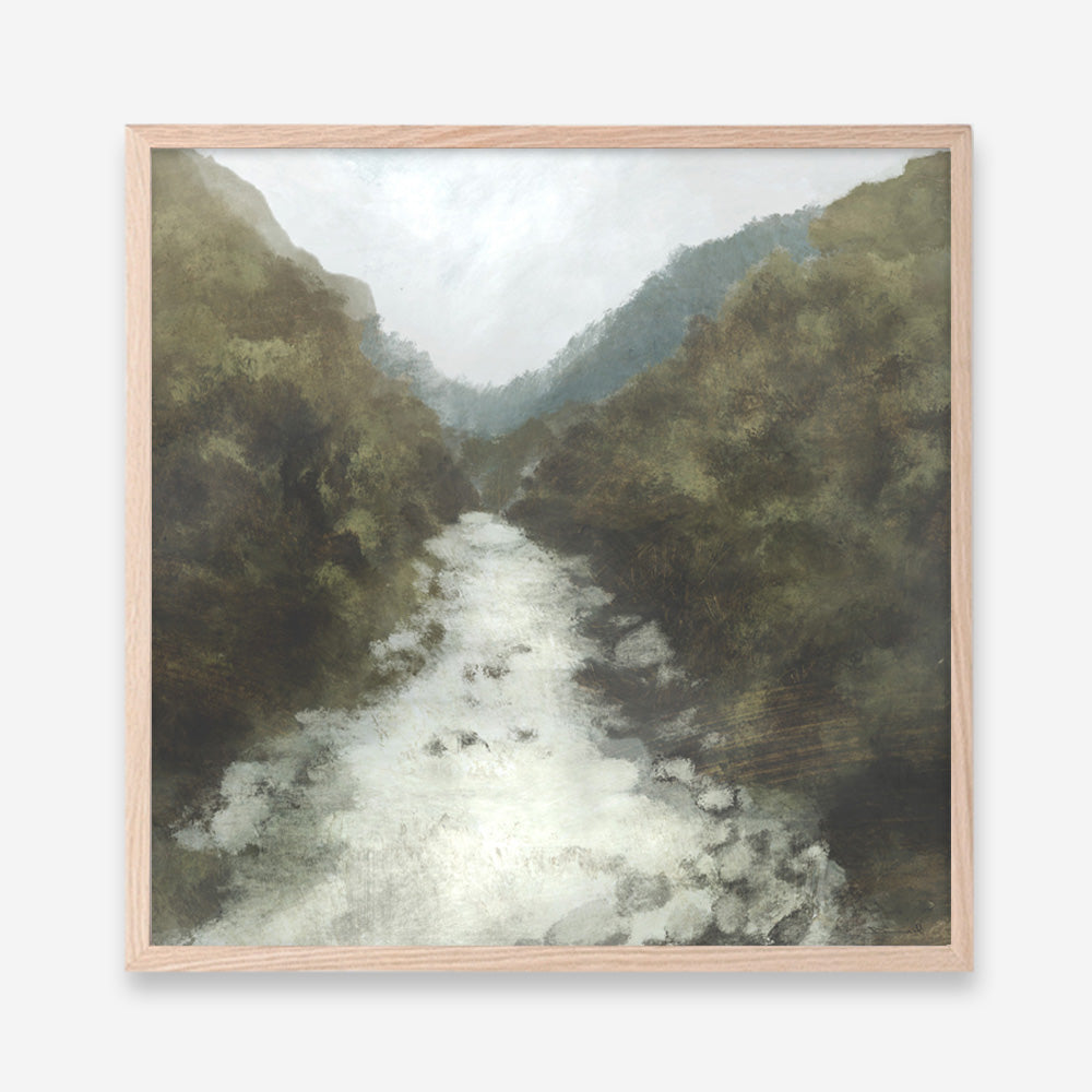 River Gorge (Square) Art Print