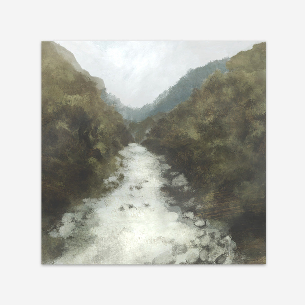 River Gorge (Square) Art Print