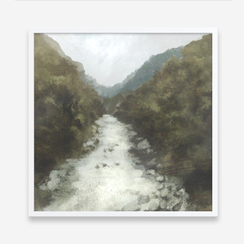 River Gorge (Square) Art Print