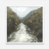River Gorge (Square) Art Print