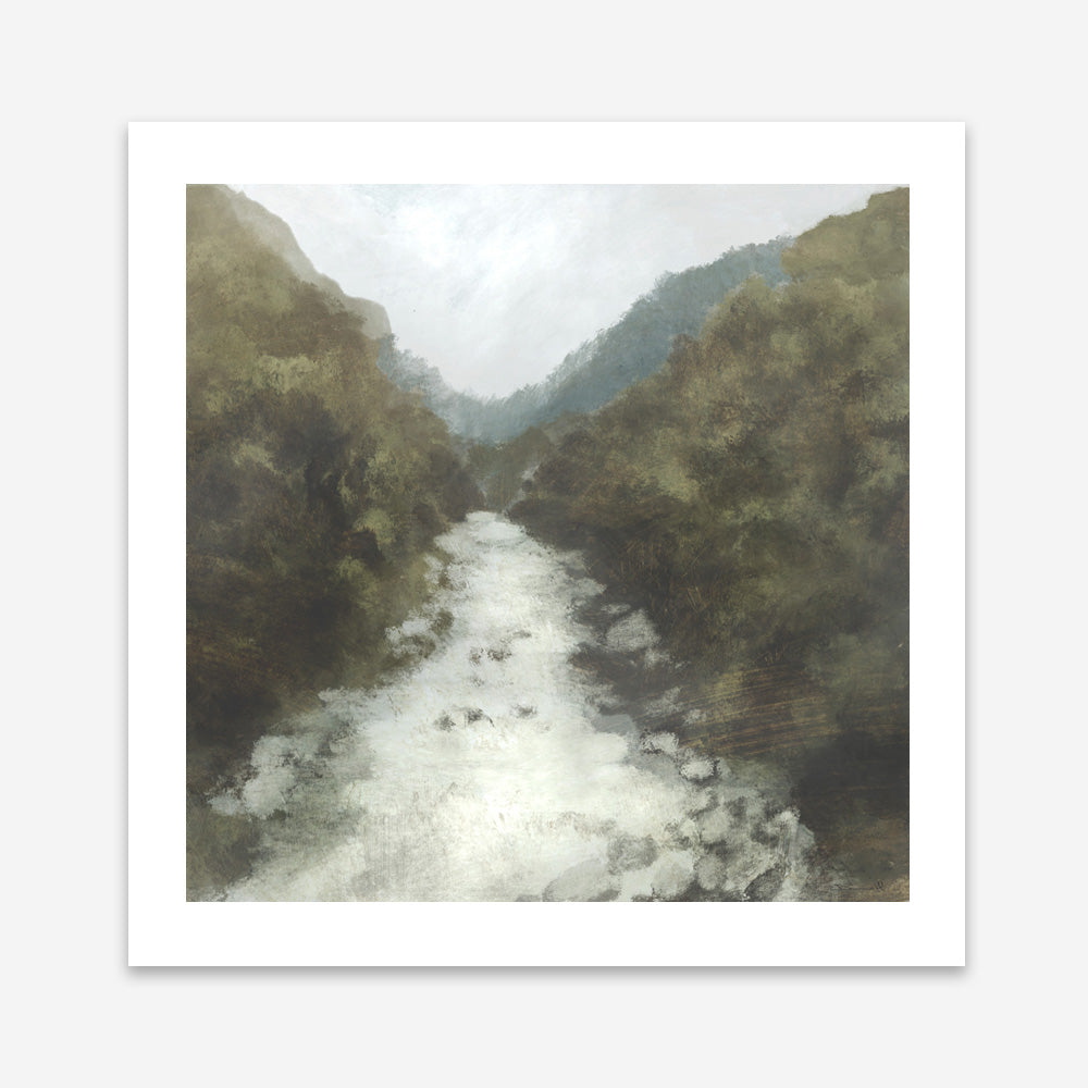 River Gorge (Square) Art Print