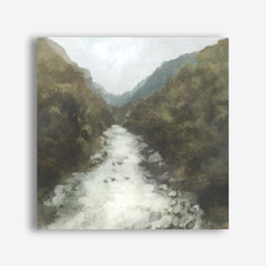 River Gorge (Square) Canvas Wall Art Print
