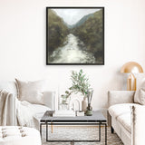 River Gorge (Square) Art Print