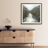 River Gorge (Square) Art Print