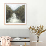 River Gorge (Square) Art Print