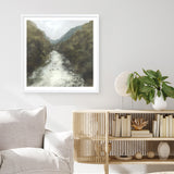 River Gorge (Square) Art Print
