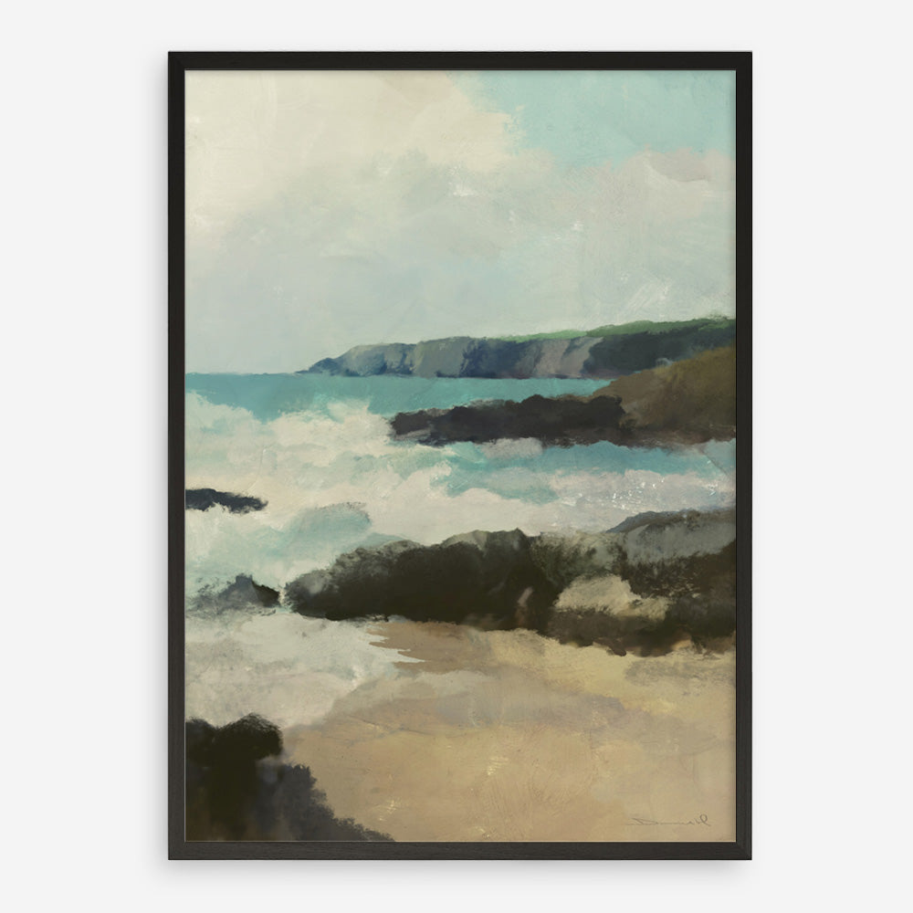 Rocky Beach Art Print