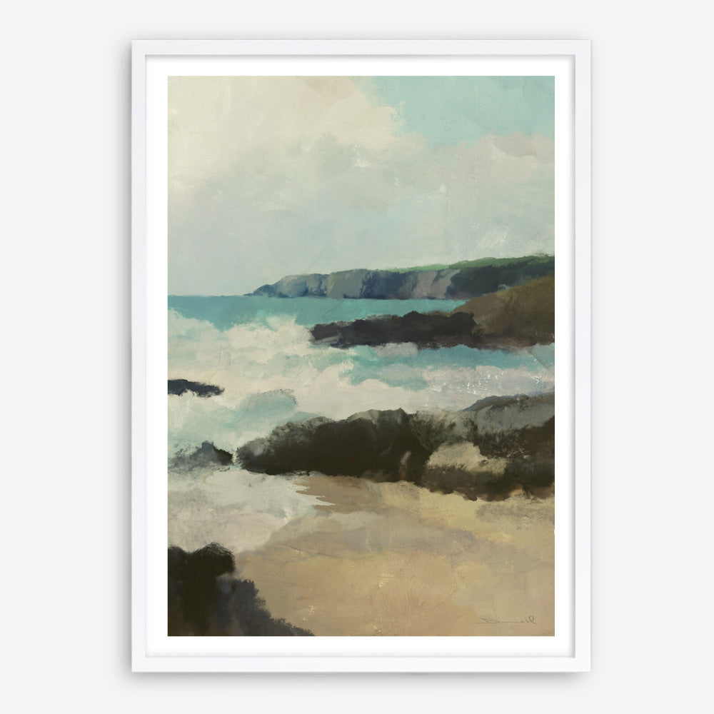 Rocky Beach Art Print
