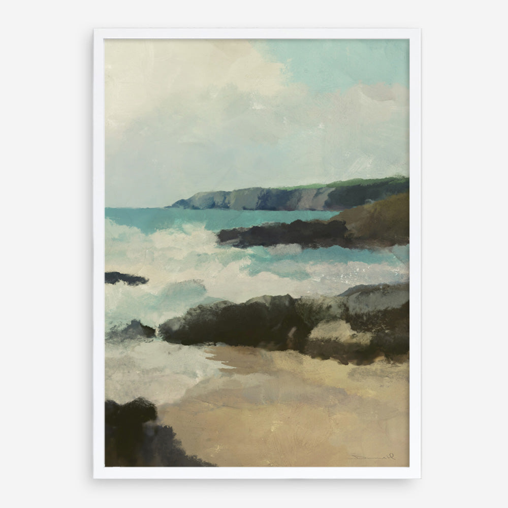 Rocky Beach Art Print