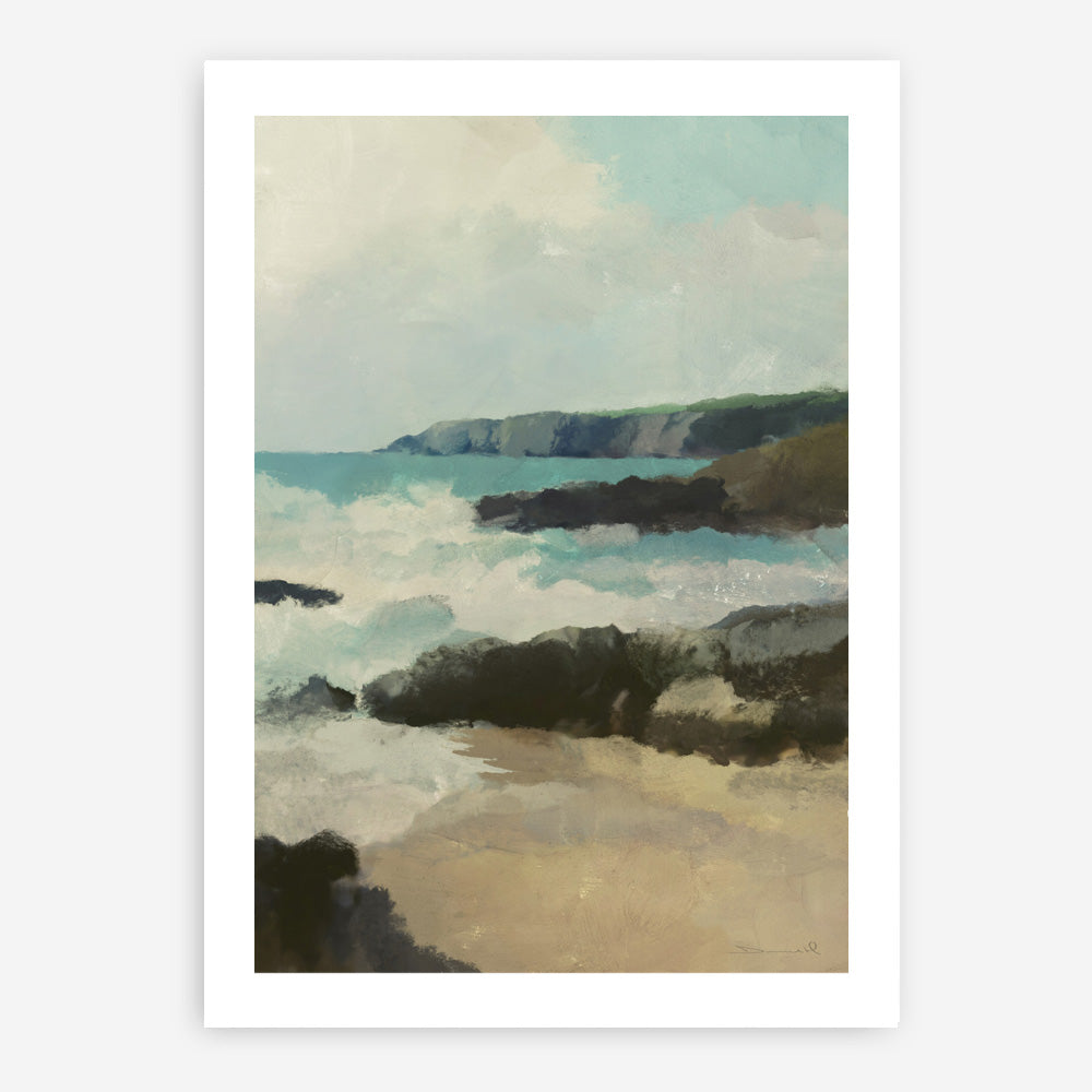Rocky Beach Art Print