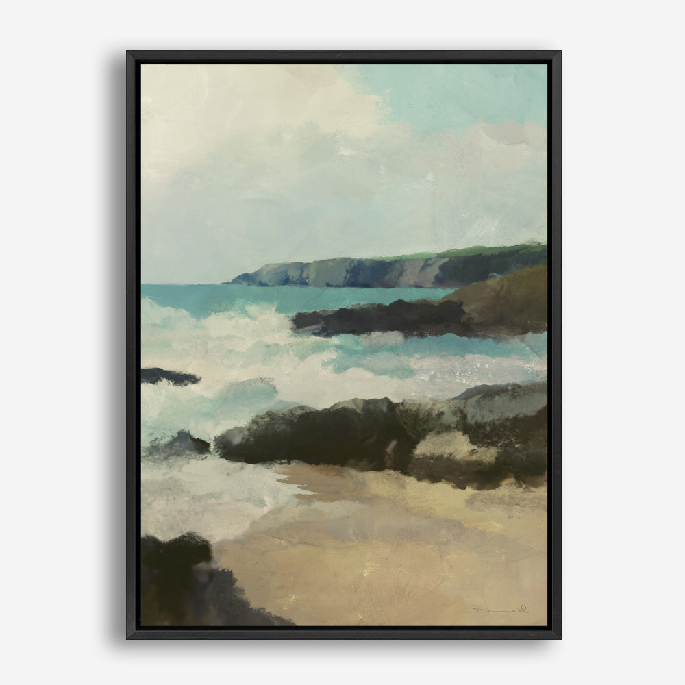 Rocky Beach Canvas Print