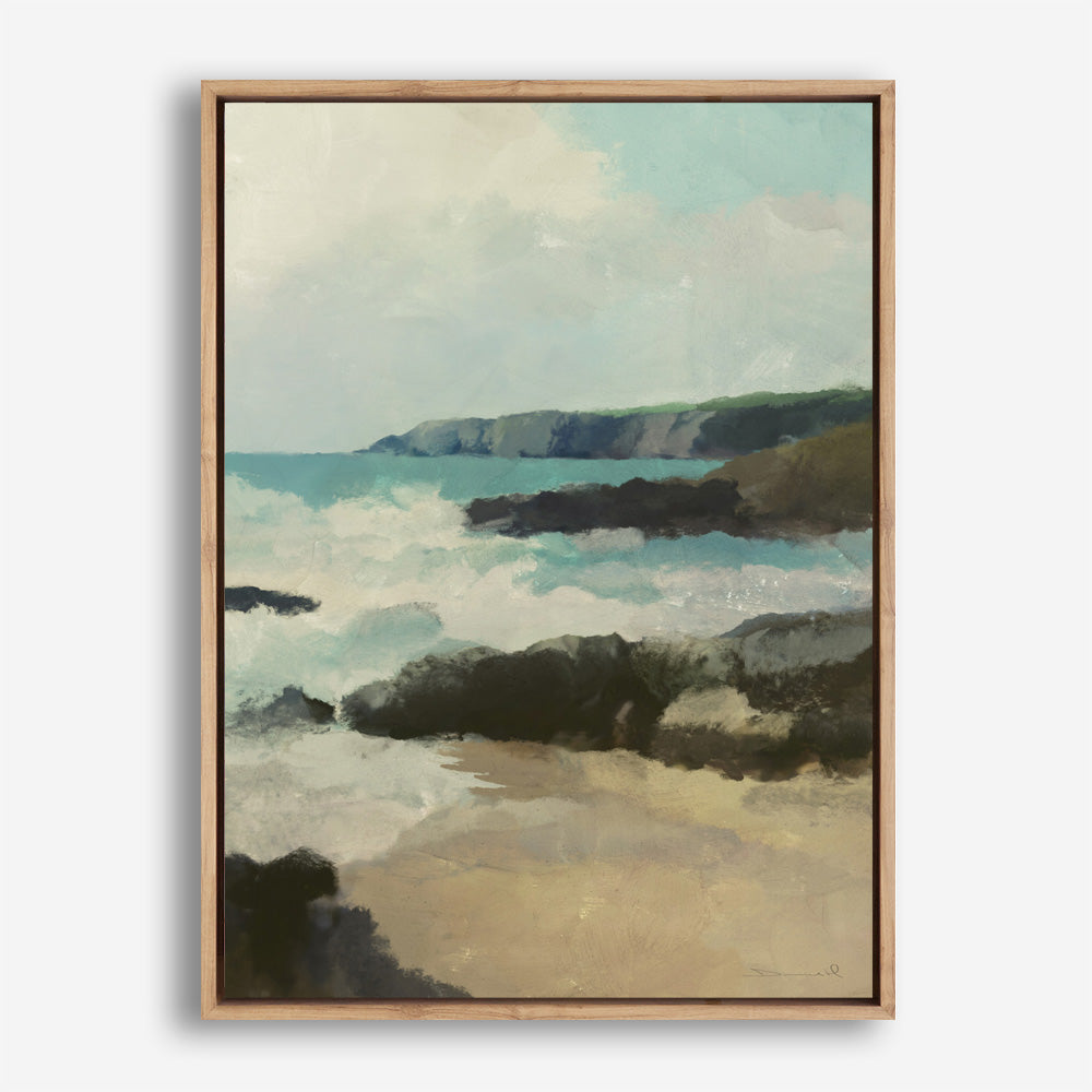 Rocky Beach Canvas Print