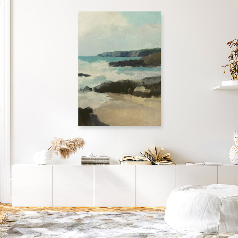 Rocky Beach Canvas Print