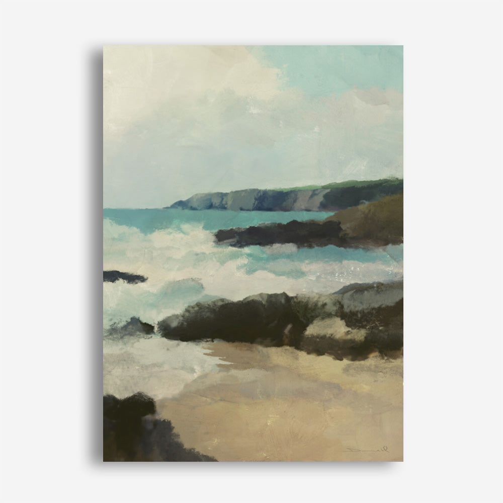 Rocky Beach Canvas Print