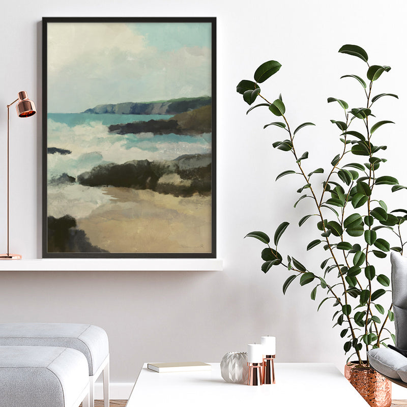 Rocky Beach Art Print