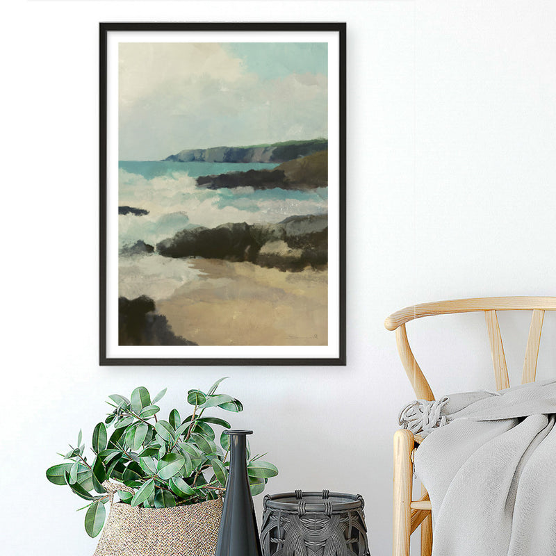 Rocky Beach Art Print