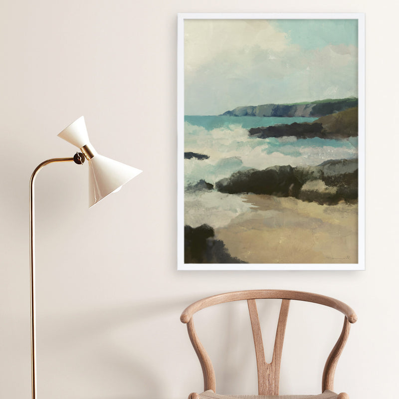Rocky Beach Art Print
