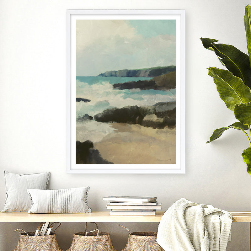 Rocky Beach Art Print