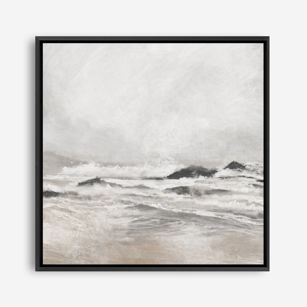 September Coast (Square) Canvas Print