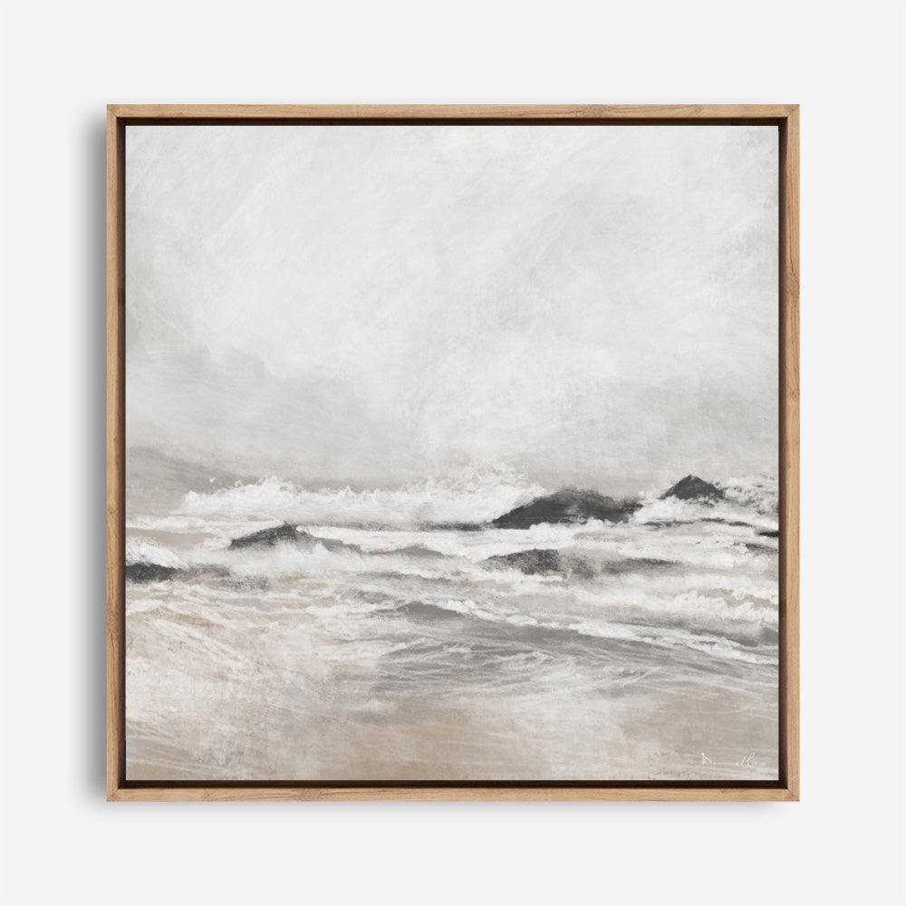 September Coast (Square) Canvas Print