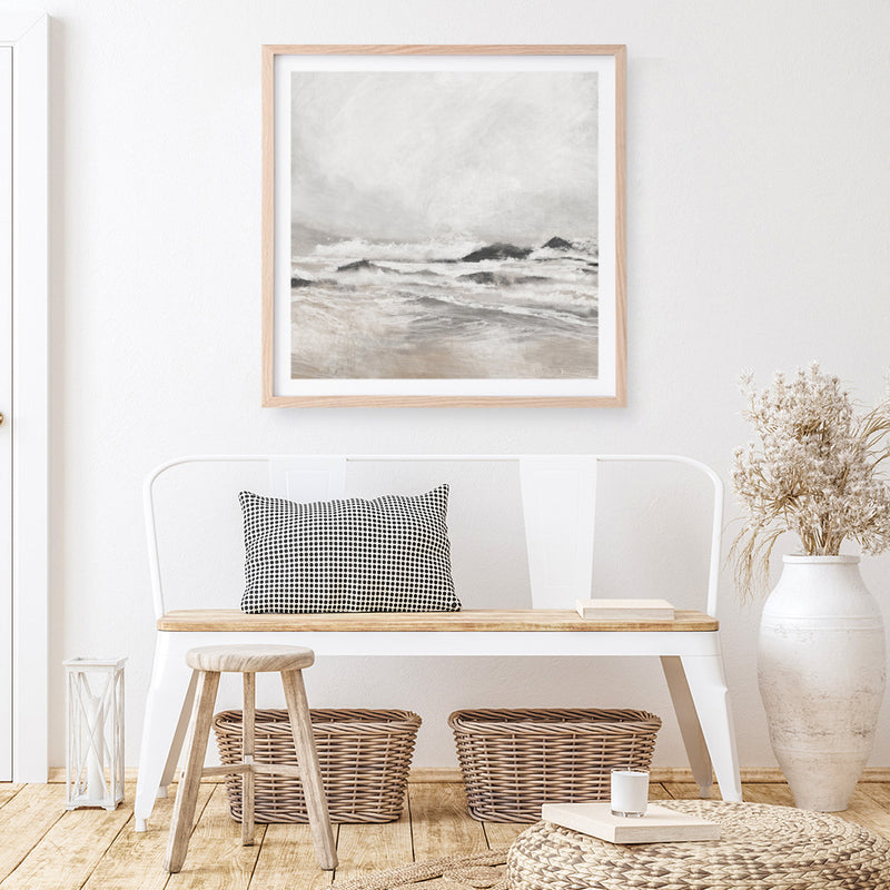 September Coast (Square) Art Print