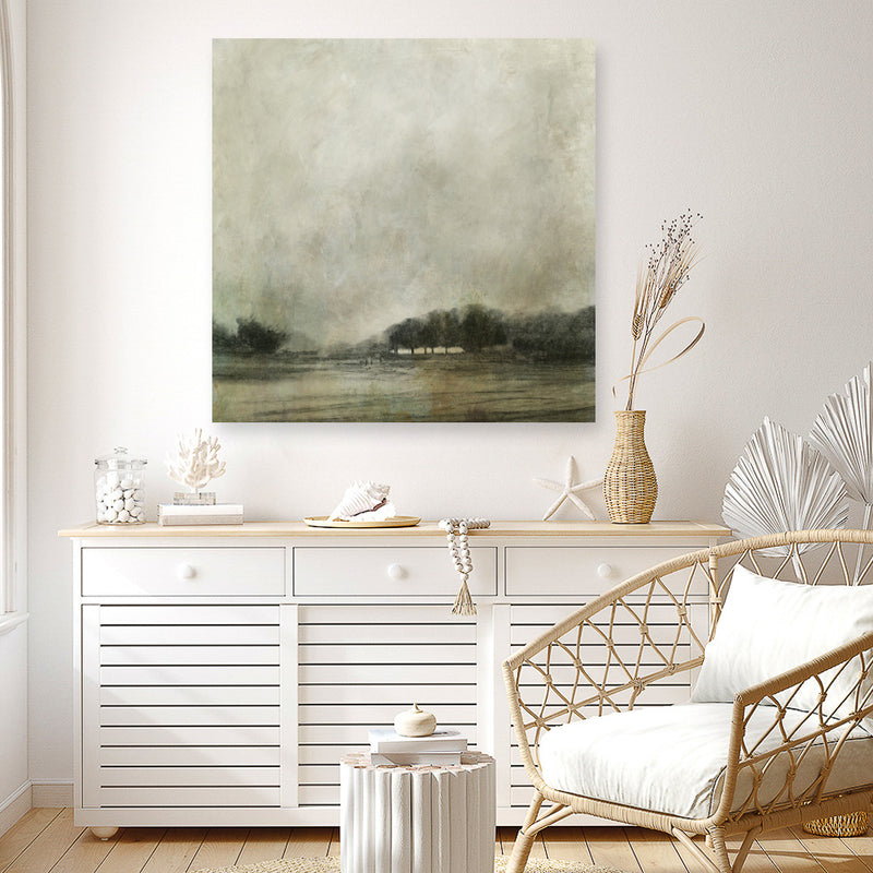 Through The Trees (Square) Canvas Print