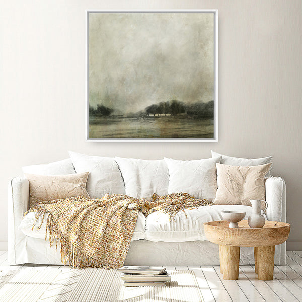 Through The Trees (Square) Canvas Print