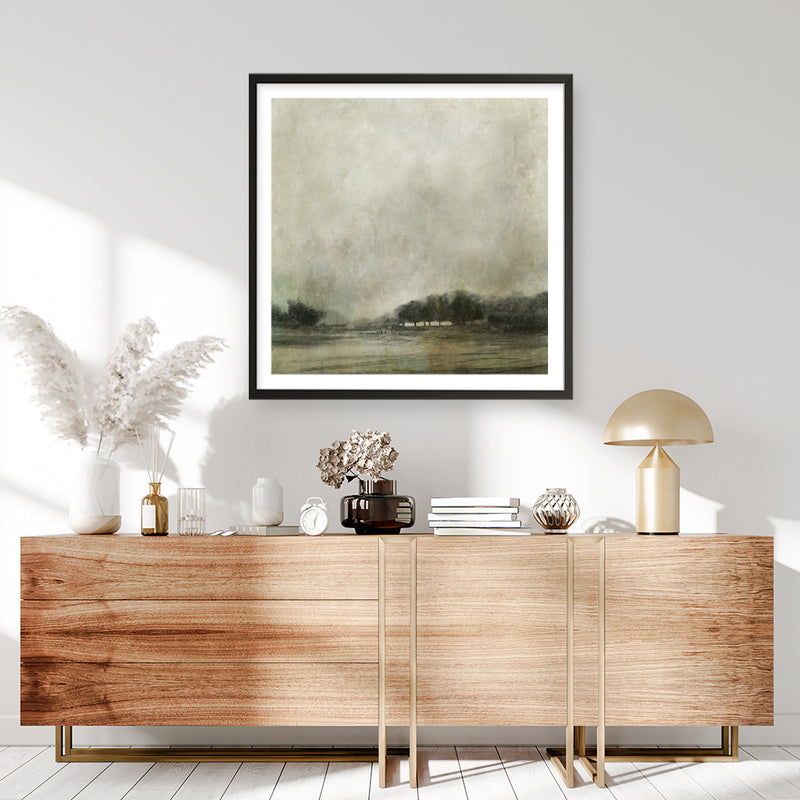 Through The Trees (Square) Art Print