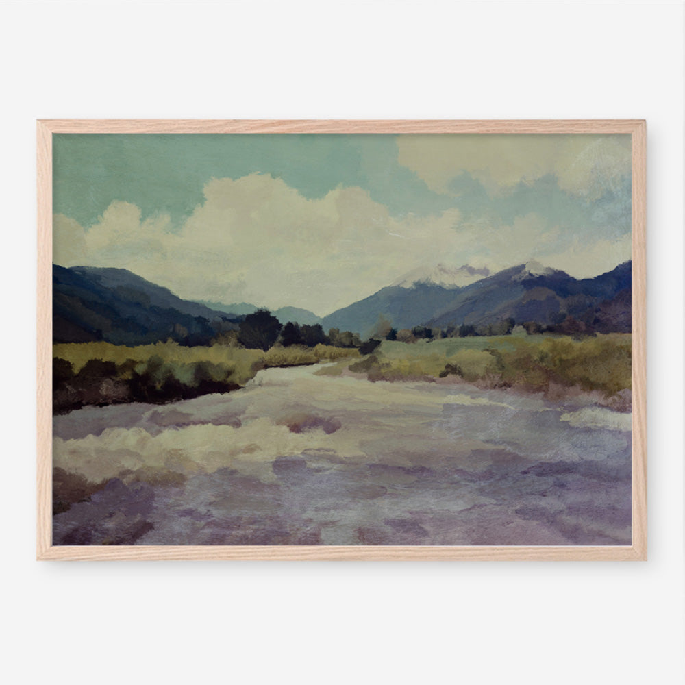 Valley River Art Print