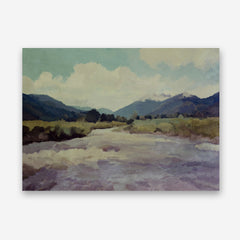 Valley River Canvas Wall Art Print