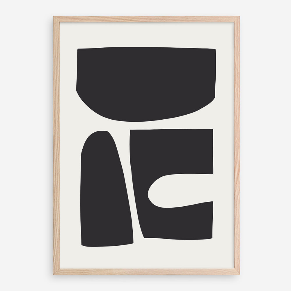 Shapeful I Art Print