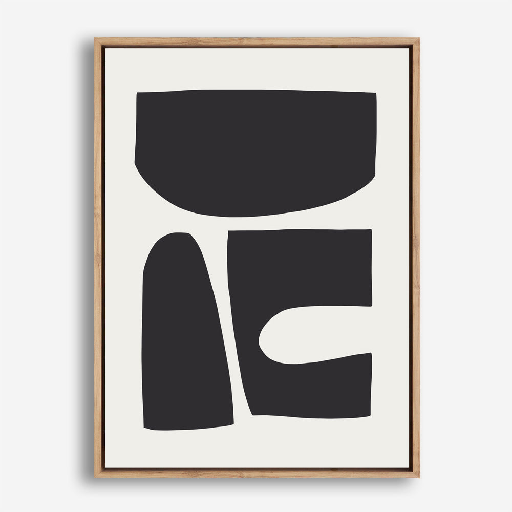 Shapeful I Canvas Print