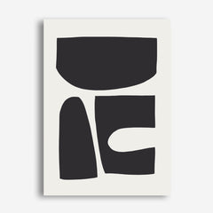 Shapeful I Canvas Wall Art Print