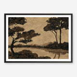 Woodland Pond I Art Print