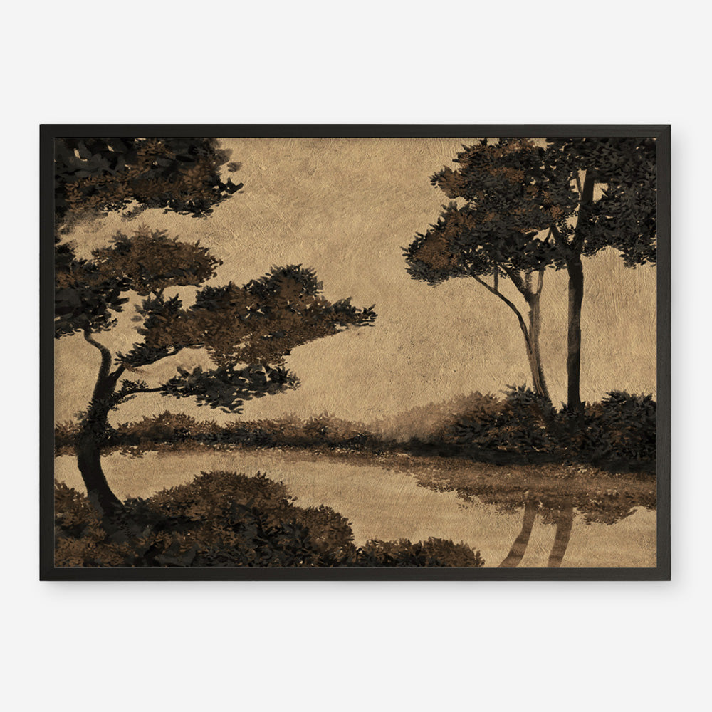 Woodland Pond I Art Print