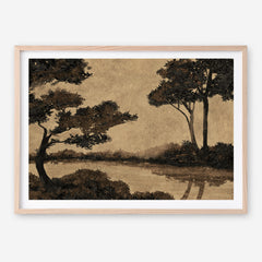 Woodland Pond I Art Print