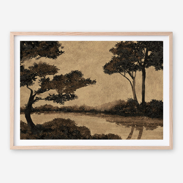 Woodland Pond I Art Print