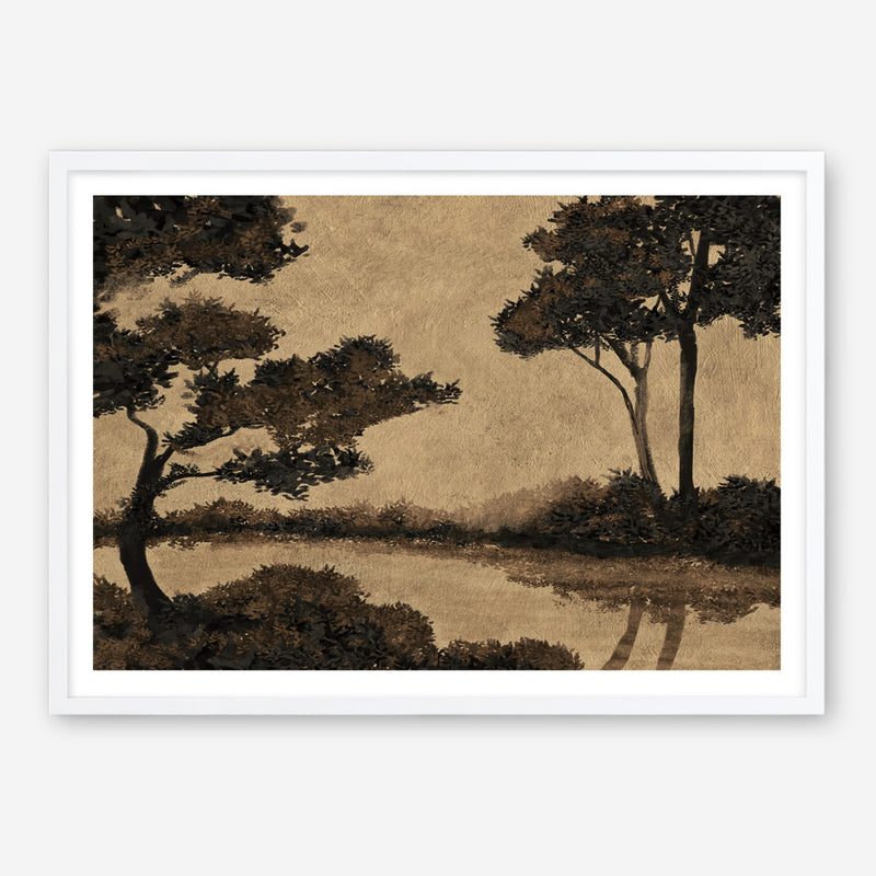Woodland Pond I Art Print