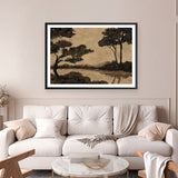 Woodland Pond I Art Print