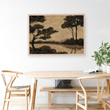 Woodland Pond I Art Print