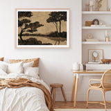 Woodland Pond I Art Print